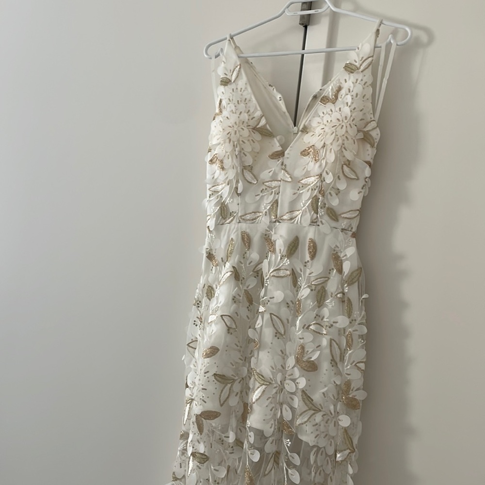 Beautiful white long gown